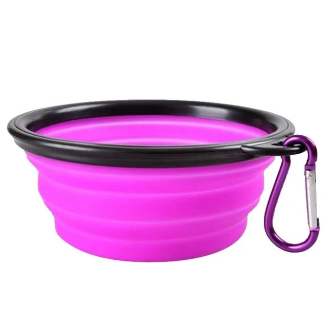 Silicone Collapsible Dog Bowl