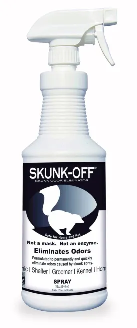 Skunk Odor Eliminator, 32 oz, Spray Trigger Bottle