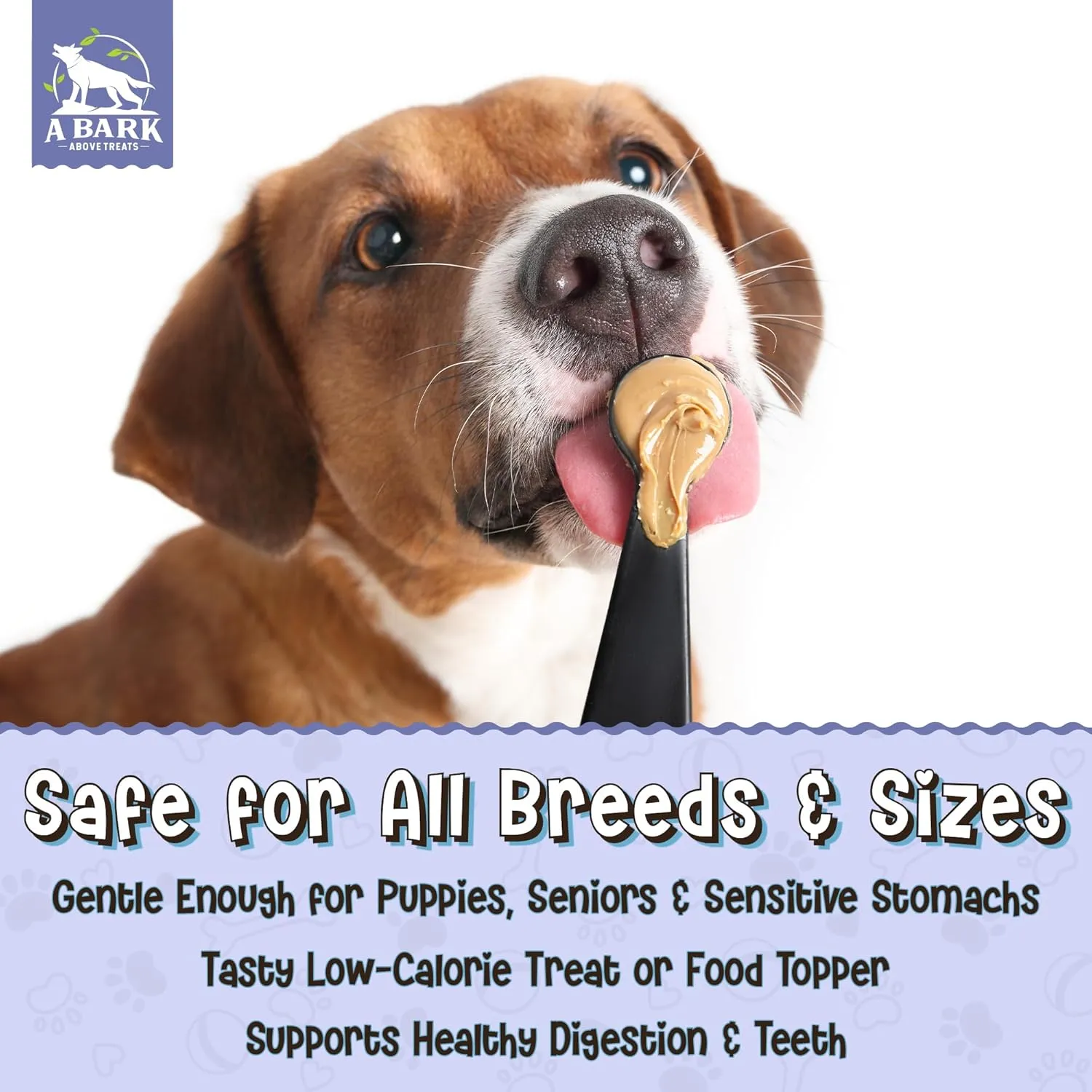 Stress & Anxiety Dog Peanut Butter Squeeze Supplement, All Natural Calming Dog Treat. Human Grade & Safe Puppy Food, Passion Flower for Separation Anxiety, Behavior Aid, USA Grown & Made