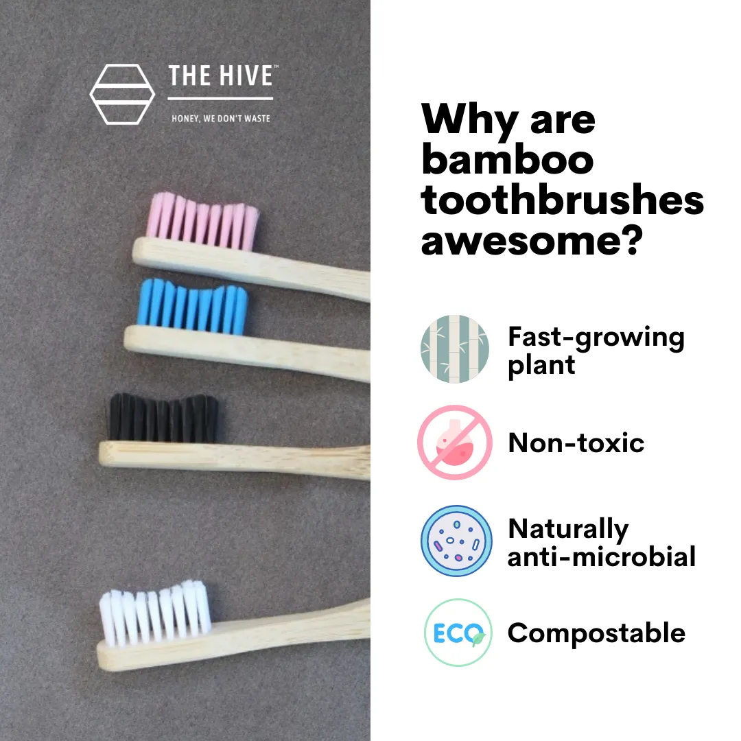 The Hive Bamboo Toothbrush