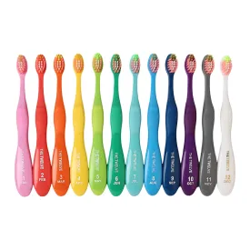 The Twelve 3-8Y Kids Toothbrush (12pcs) - Vivid