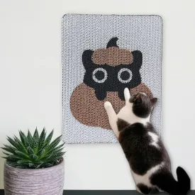Wall Mounted Cat Scratcher - Cat scratchers for Indoor Cats with Catnip - Cat Scratching Board - Vertical cat Scratcher - Cat Wall Scratcher for Furniture Protector (Hide and Seek)