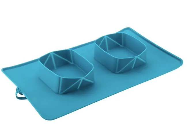 Waterproof Silicone Collapsible Dual-Use Bowl For Pet