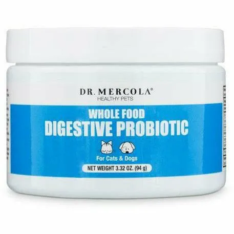 Whole Food Digestive Probiotic for Cats & Dogs 3.32 oz by Dr. Mercola