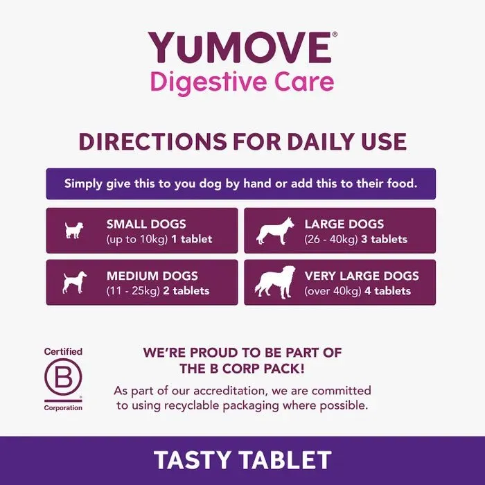 YuMOVE Digestive Care for All Dogs - 120 pack