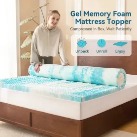 Zoned Design Memory Foam Mattress Topper